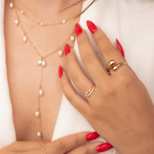 Treviso Adjustable Ring in Gold