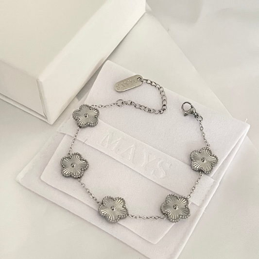 Clover Bracelet in Silver