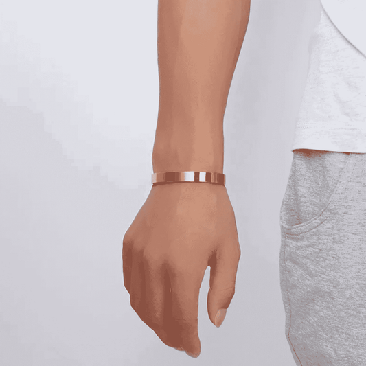 Classic Unisex Open Bangle in Gold