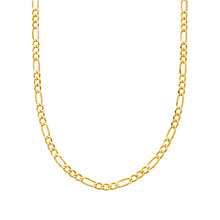 Load image into Gallery viewer, figaro chain necklace gold