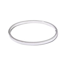 Load image into Gallery viewer, Classic Bangle in White Gold - 4mm