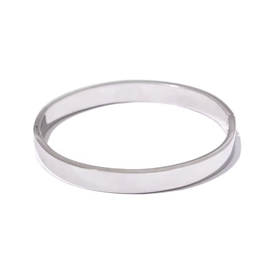 Classic Bangle - Silver Color - 9mm