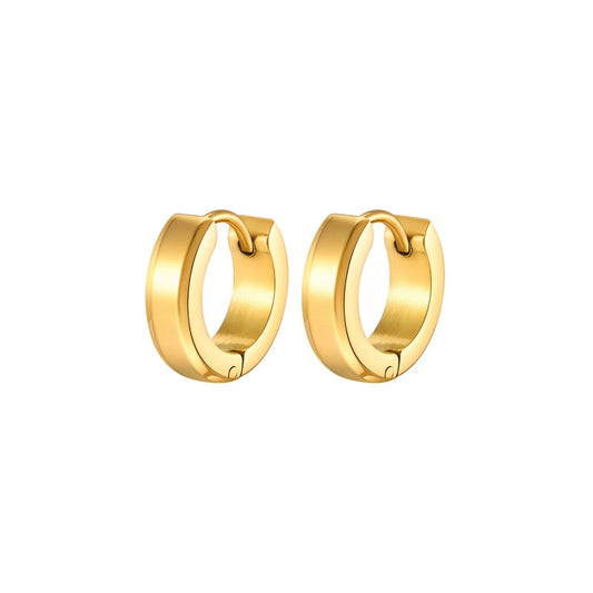 Classic Huggie Earrings in Gold