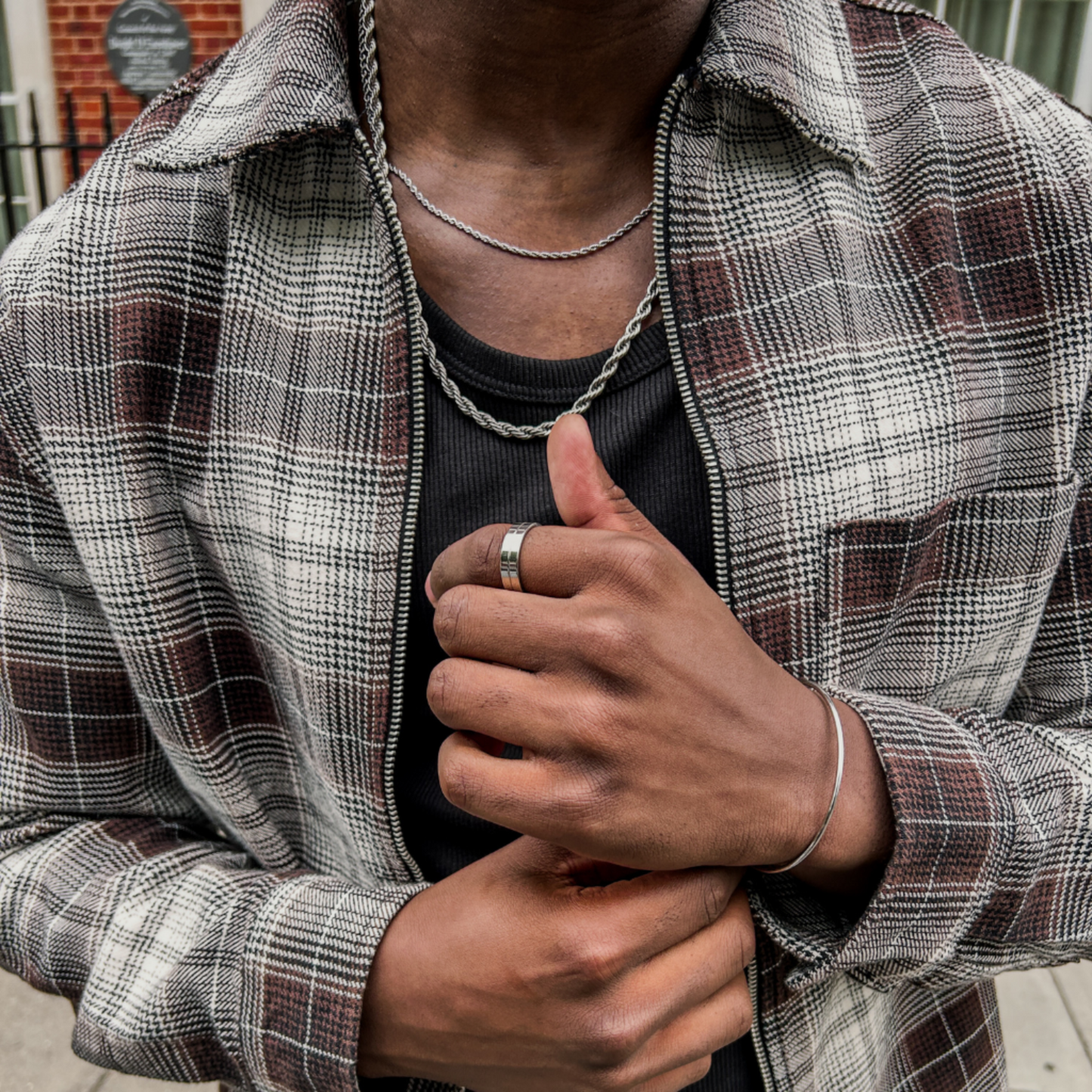 Rope Chain Necklace in White Gold - 2mm (Length Selection)