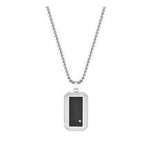 Load image into Gallery viewer, Lost Dog Tag Necklace in White Gold