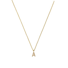Load image into Gallery viewer, Initial Pendant Necklace - Box Chain