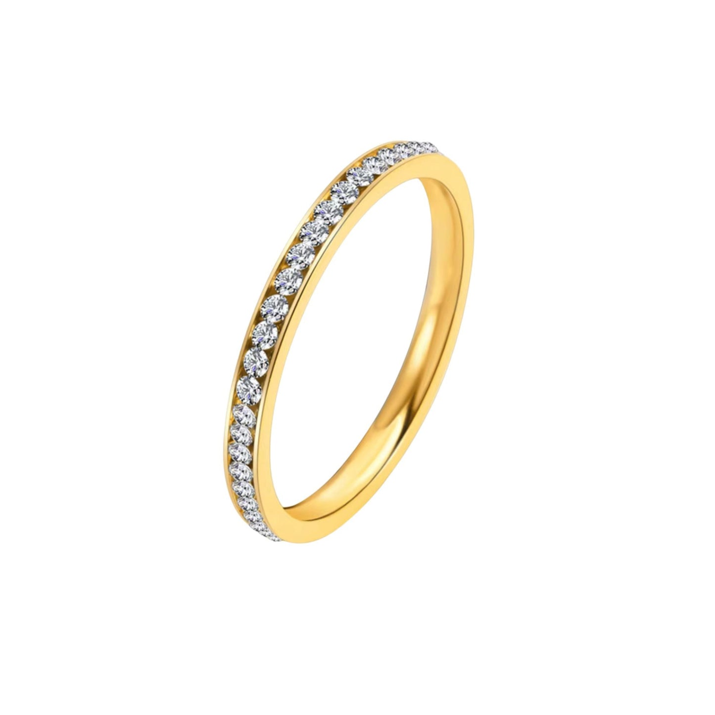 Eternity Band Ring in Gold