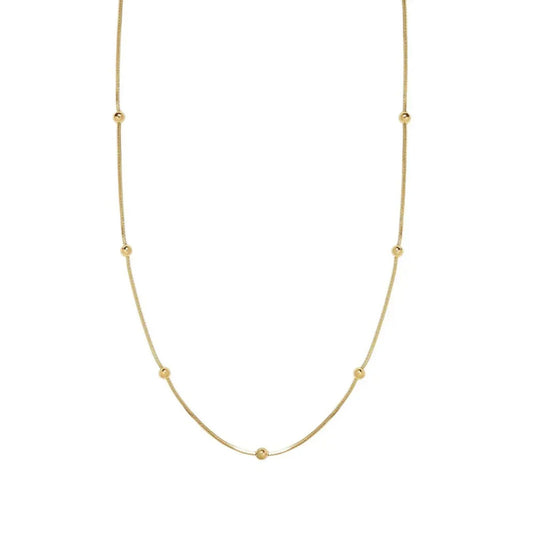 Satellite Chain Necklace in Gold