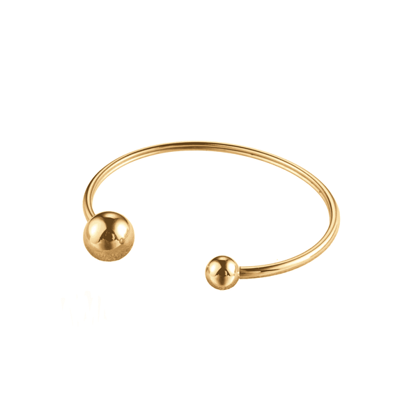 Torque Bangle in Gold