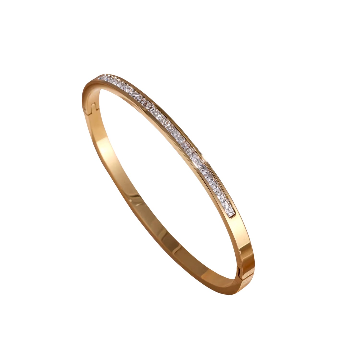 Tennis Bangle in Gold