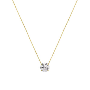 Solitaire Necklace in Gold