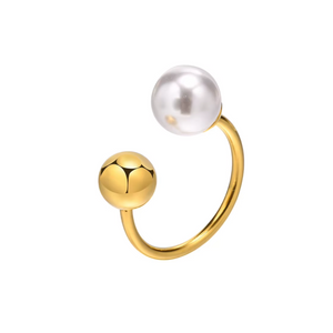 Torque Pearl Adjustable Ring