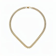 Load image into Gallery viewer, Curb Chain Necklace 7mm in Gold