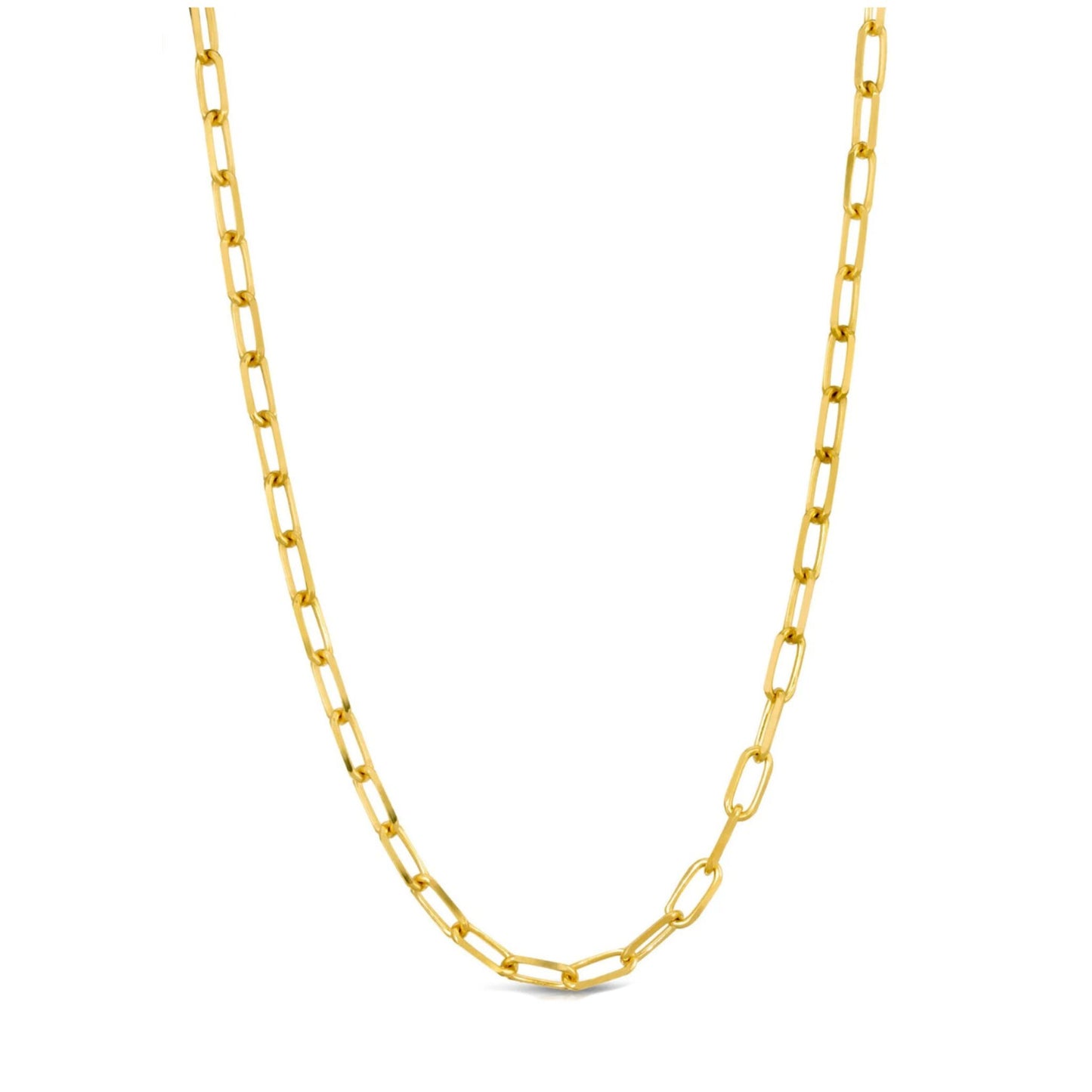 Paperclip Necklace in Gold