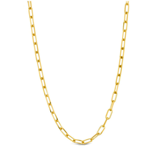 Paperclip Necklace in Gold