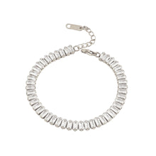 Load image into Gallery viewer, Vivid Tennis Chain Bracelet - Silver Color