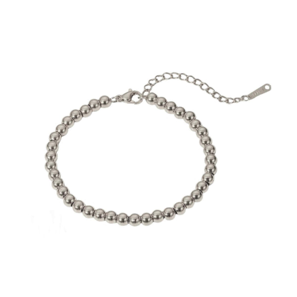 Ball Bracelet in White Gold