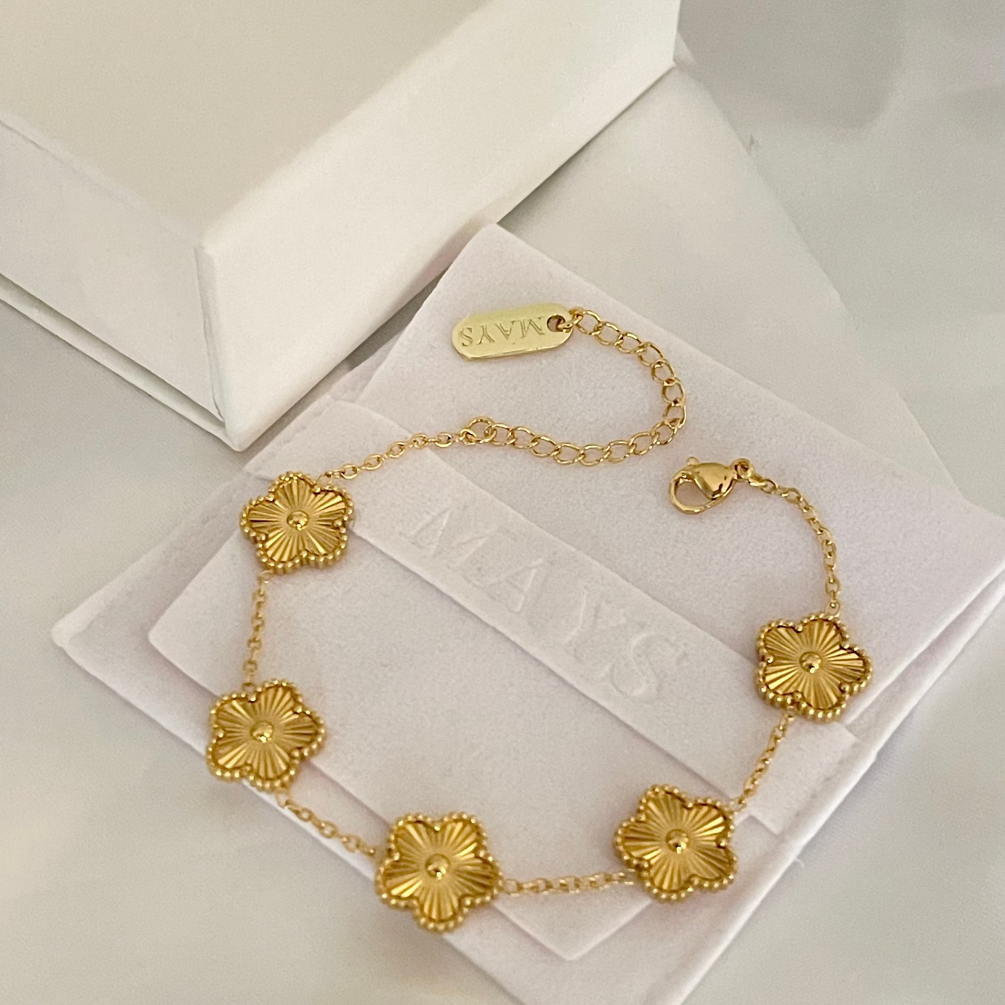 Clover Bracelet in Gold