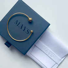 Load image into Gallery viewer, Torque Bangle in Gold
