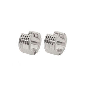Nova Huggie Earrings - Silver Color