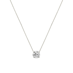 Solitaire Necklace - Silver Color