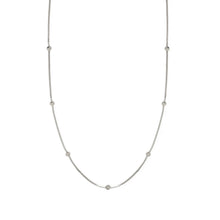 Load image into Gallery viewer, Satellite Chain Necklace - Silver Color