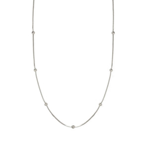 Satellite Chain Necklace - Silver Color