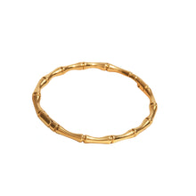 Load image into Gallery viewer, Bamboo Bangle Bracelet in Gold