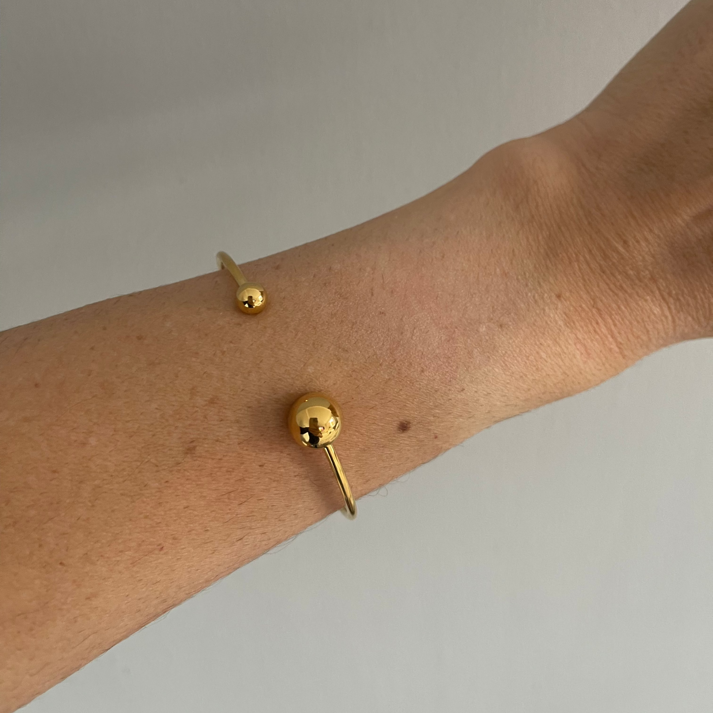 Torque Bangle in Gold