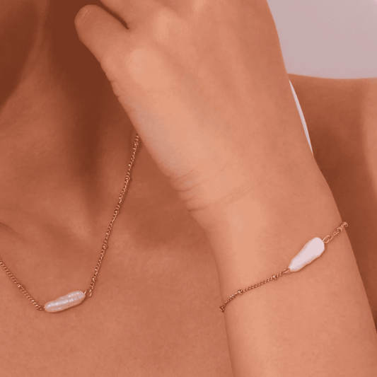 Radiant Baroque Pearl Bracelet