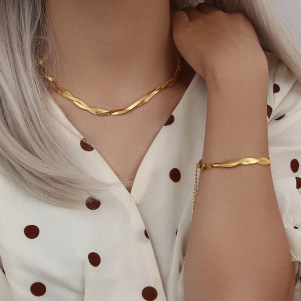 Twisted Herringbone Bracelet