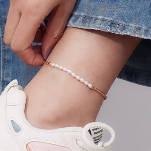 Beachy Pearl Anklet