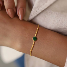 Load image into Gallery viewer, Green Onyx Bracelet