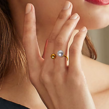 Load image into Gallery viewer, Torque Pearl Adjustable Ring
