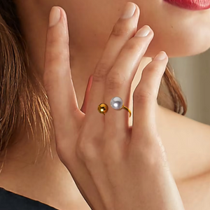 Torque Pearl Adjustable Ring