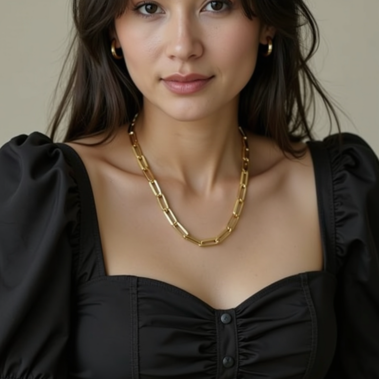 Hush Paperclip Necklace