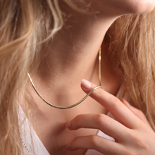 Load image into Gallery viewer, Round Snake Chain Necklace 2mm in Gold