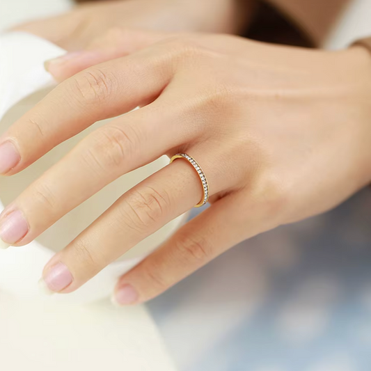 Eternity Band Ring in Gold