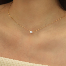 Load image into Gallery viewer, Solitaire Necklace in Gold