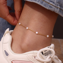 Load image into Gallery viewer, Alicia Pearl Anklet