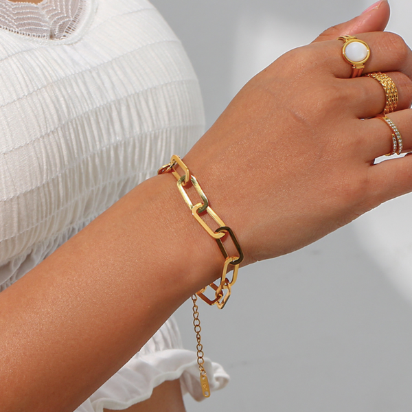 Hush Paperclip Bracelet