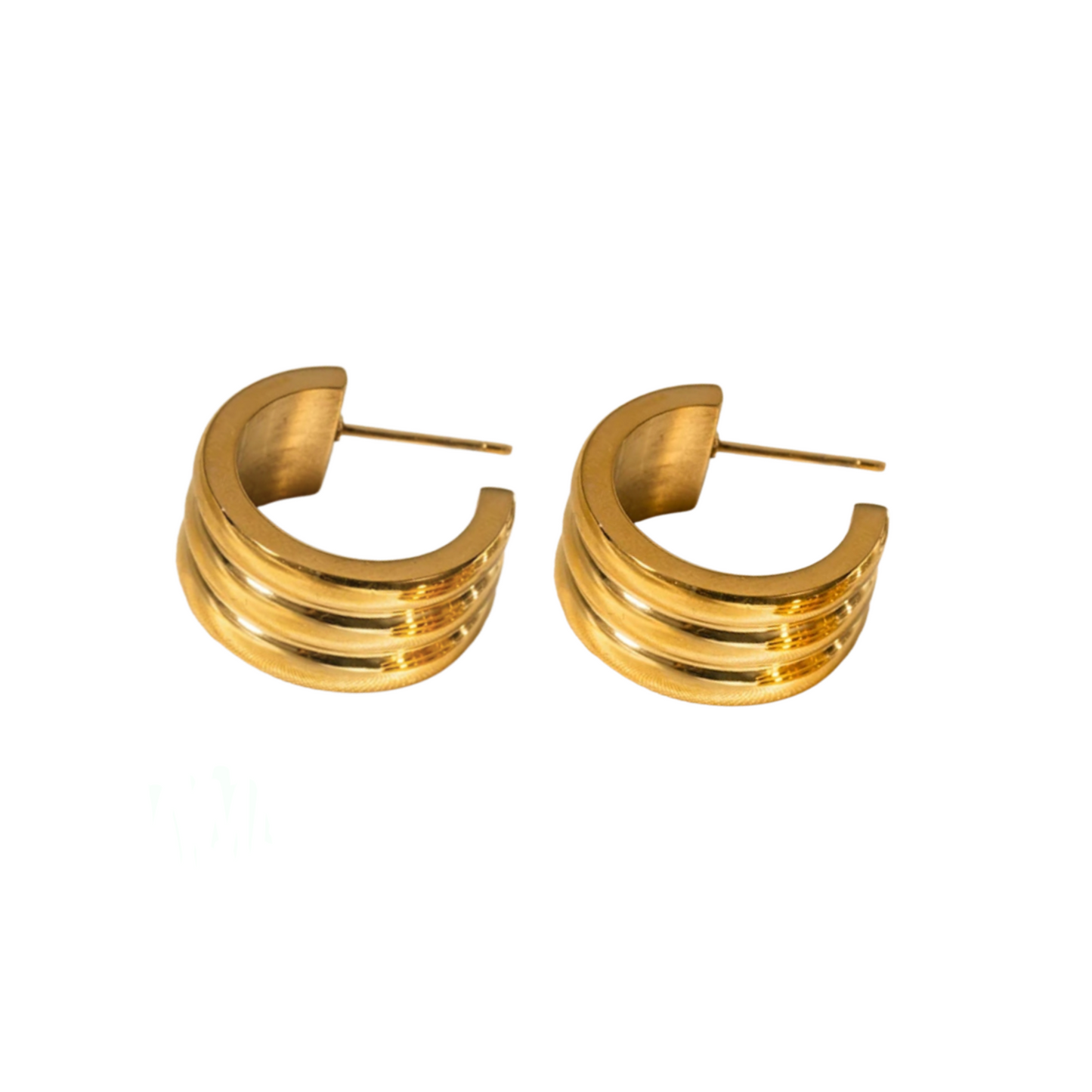 Nova Hoop Earrings in Gold