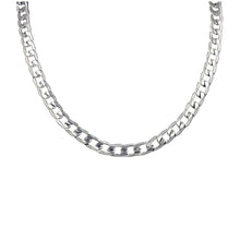 Load image into Gallery viewer, Cuban Link Chain Necklace 6mm in White Gold