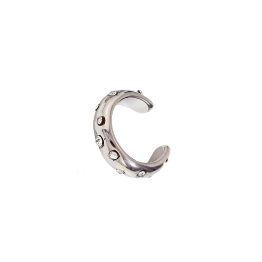 Celestial Ear Cuff in White Gold