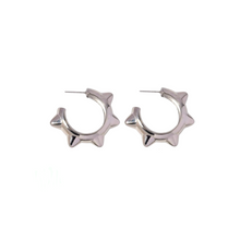 Load image into Gallery viewer, Mohawk Earrings - Silver Color
