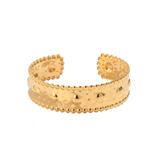 Textured Wide Open Bangle