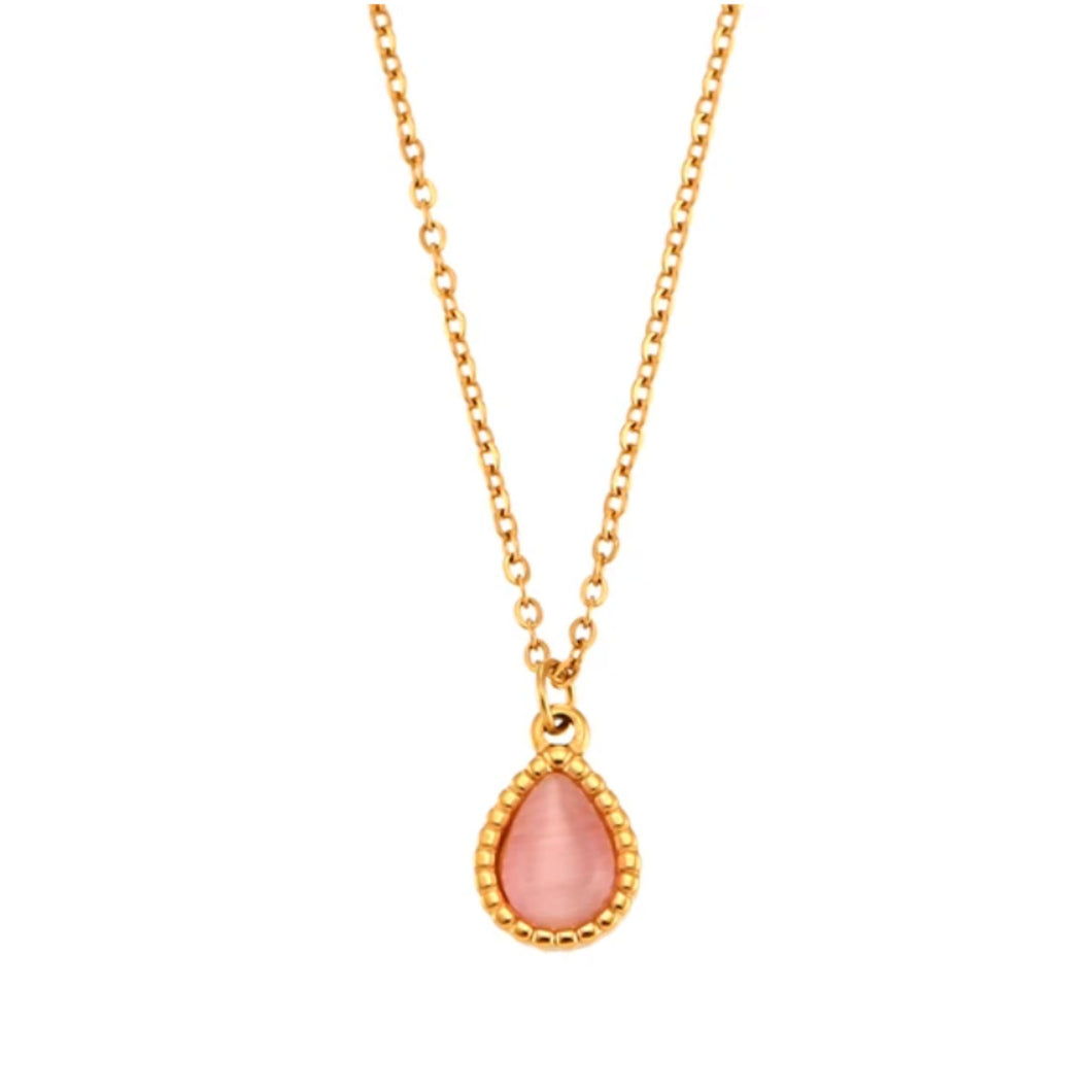 Waterdrop Necklace - Rose