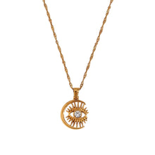 Load image into Gallery viewer, Evil Eye Necklace in Gold