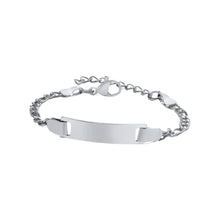 Load image into Gallery viewer, ID Bracelet in White Gold