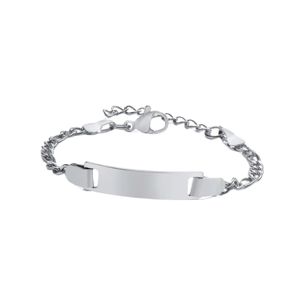 ID Bracelet in White Gold